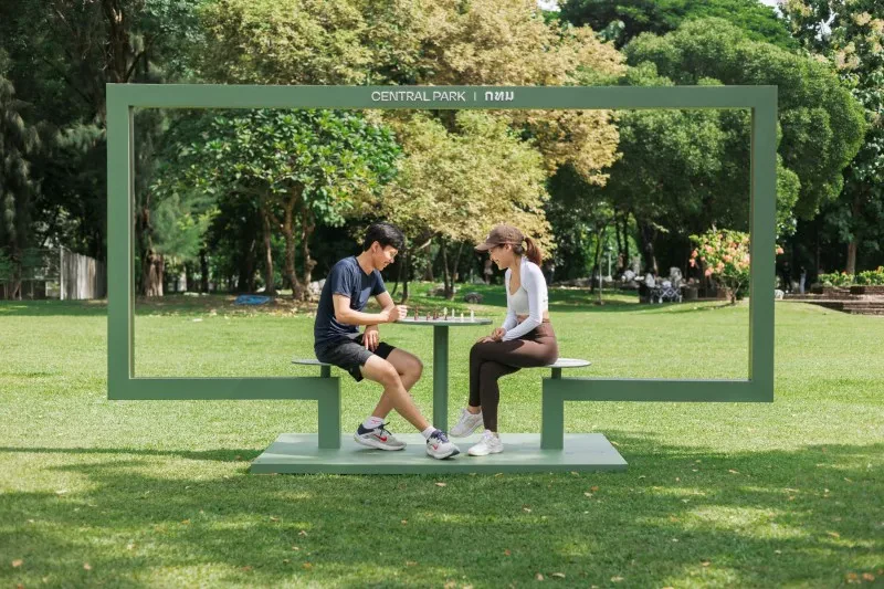 Central Park Bangkok launches ‘Here for All of You’ campaign, transforming billboards into a place of comfort in Lumpini Park, in collaboration with the Bangkok Metropolitan Administration